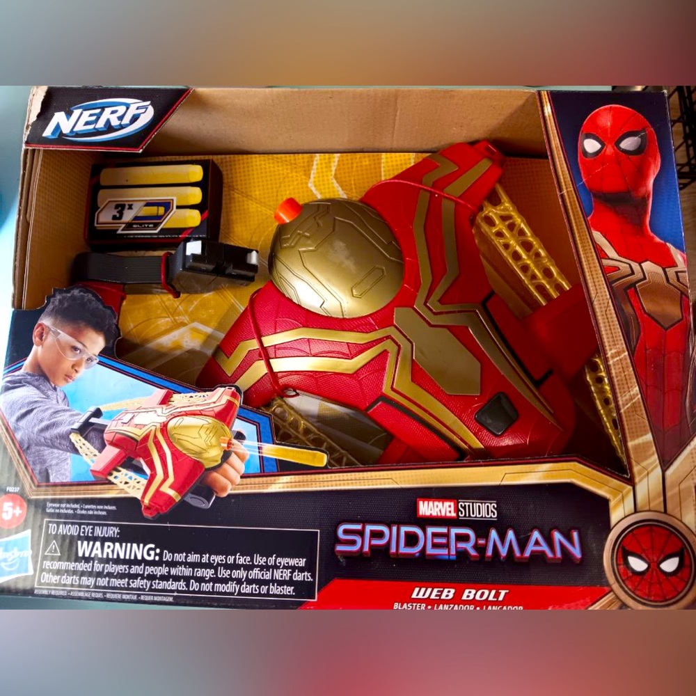 Spider-Man Web Bolt Blaster, NERF